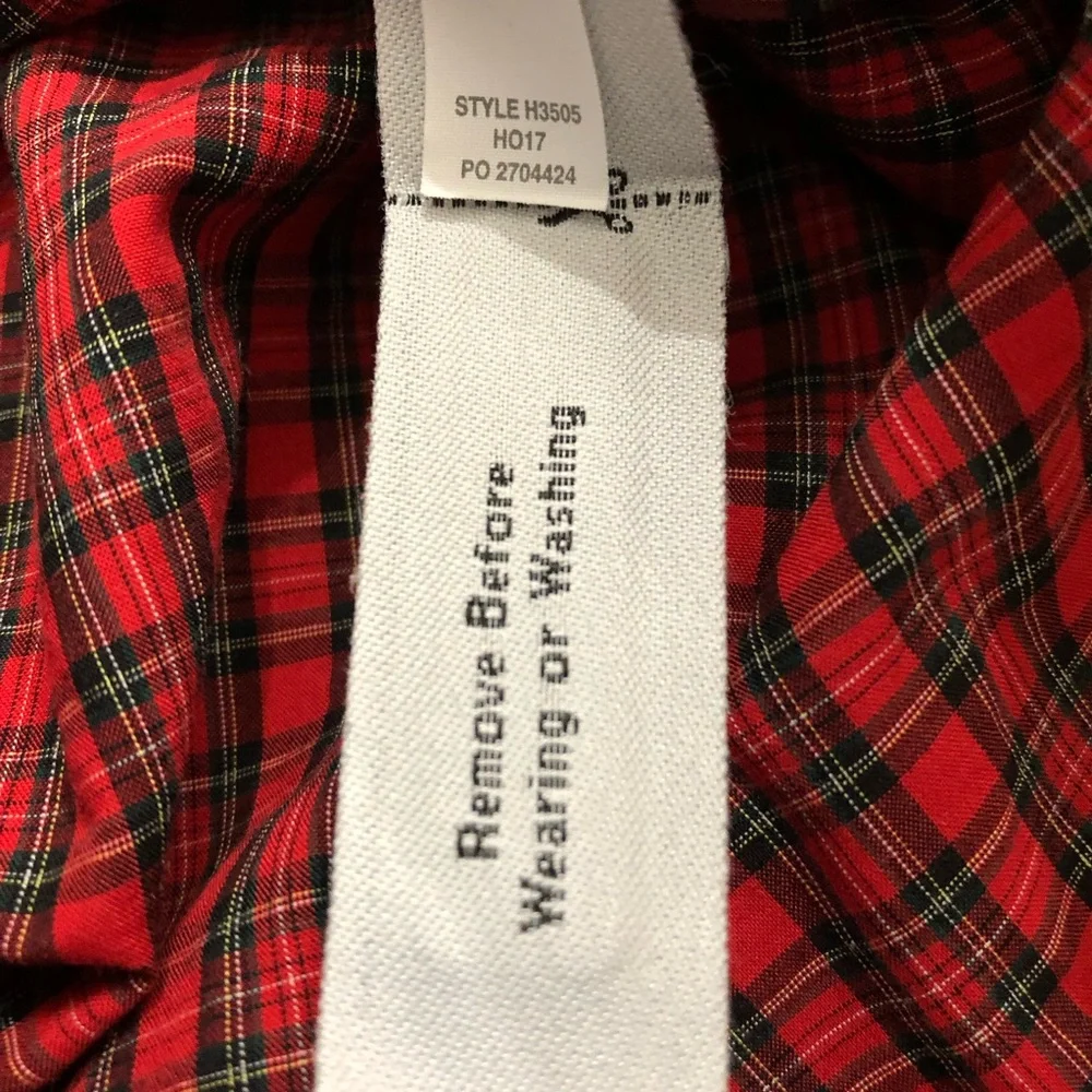 J Crew Women's Size 6 Gali Embellished Plaid Boy Shirt